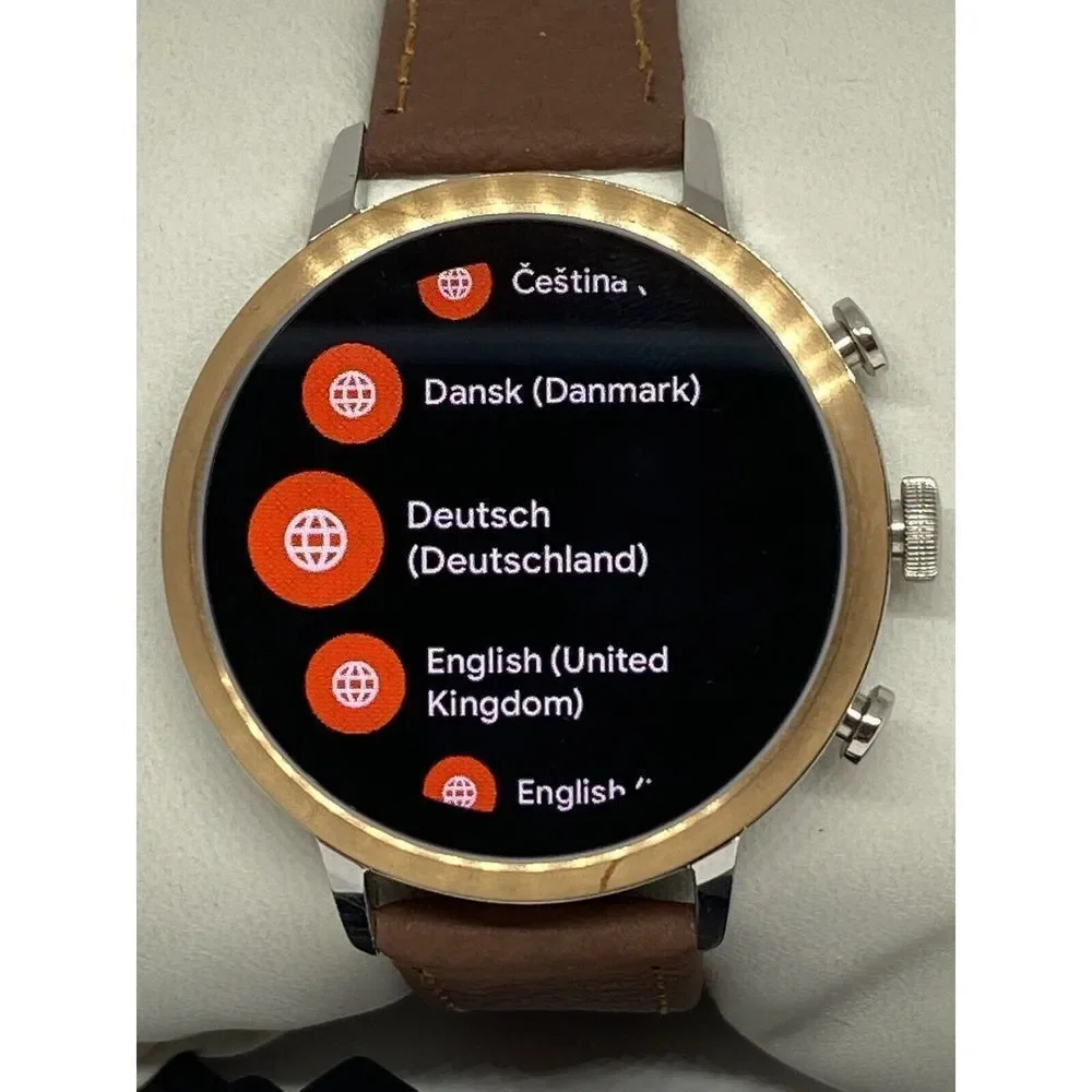 Fossil Gen 4 Authentic Digital Dial Smart Watch Custom Band FTW6016 DC89